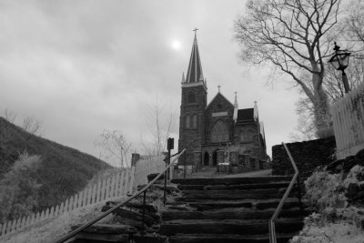 Harpers Ferry in Infrared and Black and White