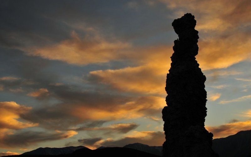 Silhouetted Tufa, Mono Lake