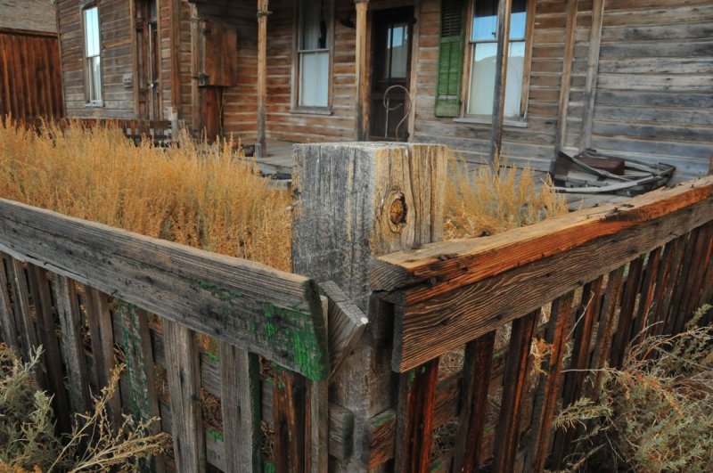 Delapidated House in a Ghost Town