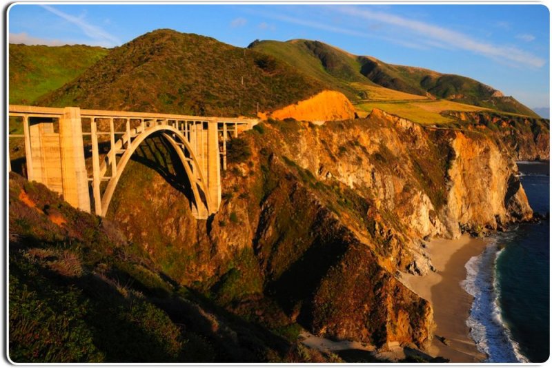Late Light Over Bixby Bridge