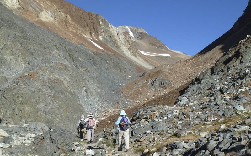 Red Slate Mountain comes into view.