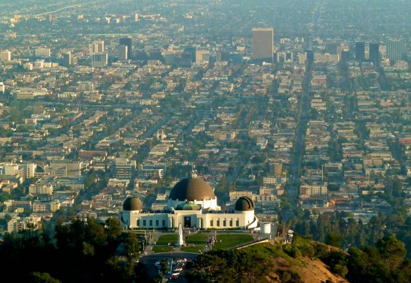 Observing Los Angeles from Atop Mt. Hollywood