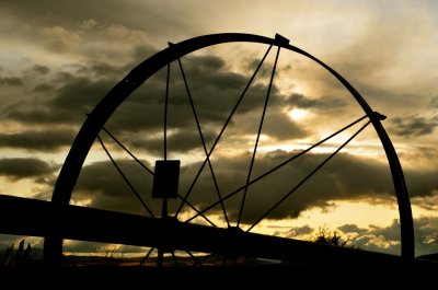 Irrigation Wheel, Near Logan, Utah