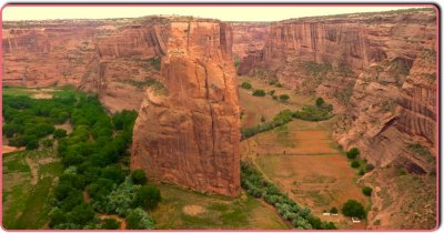 Junction of Monument Canyon and Canyon del Muerto (Canyon de Chelly)