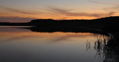 Sunset Over Abbot Lagoon