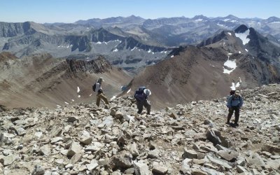 Approaching the summit.