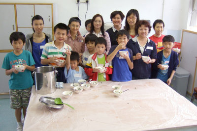 Wantan lesson in Chak Yan on 22.11.2008