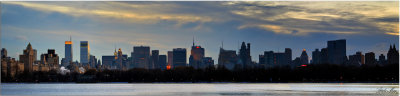 Midtown Manhattan seen from the Reservoir, 11th January 2009