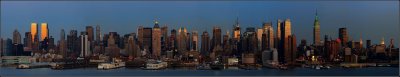 Midtown Manhattan on St Patricks Day