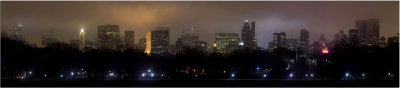 Cloudy Midtown Manhattan during WWF Earth Hour