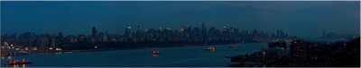 Manhattan & Hudson River from Fort Lee, New Jersey