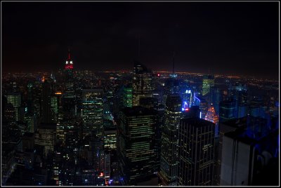 South view of Manhattan, seen from General Electric Building (Rockefeller Center)