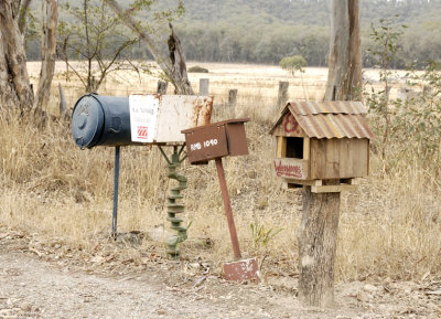 Mail Boxes on Boggy Creek Road.