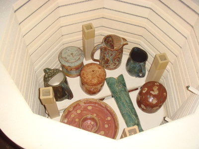 More goodies inside the kiln