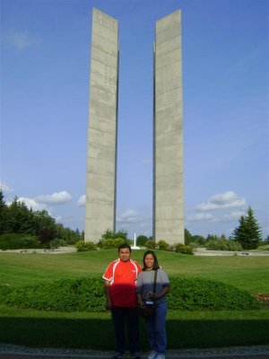 Ed and Charo...Peace Garden Tower