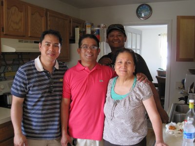 With Edgar's Mom