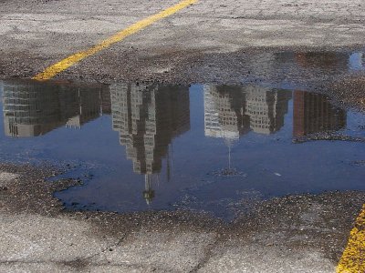 1st  ...Toronto in a Puddle