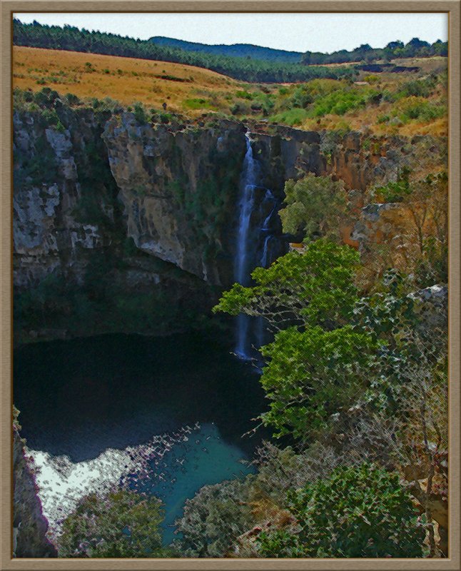 Mpumalanga waterfall [textured] (0891)