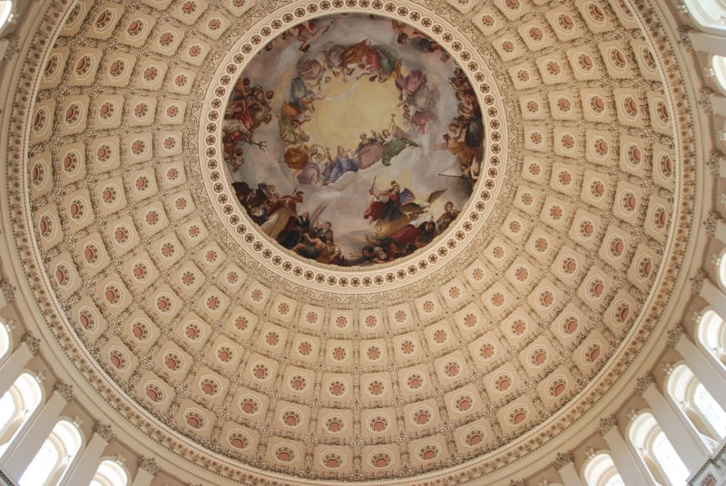 Inside the dome