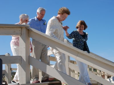 Grandmas down the boardwalk