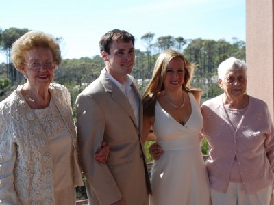 Jon, Sarah, and the grandmas