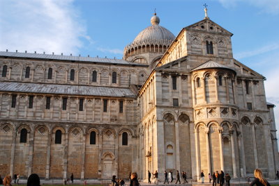 Church near tower of Pisa