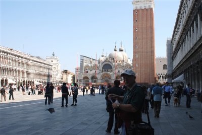 Mike in the Piazza San Marco