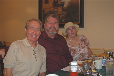 Guy, Doug, and Adge at brunch