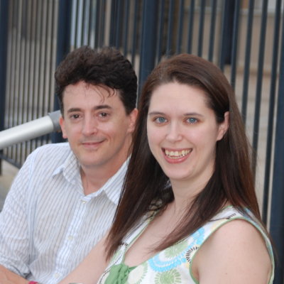 Jessica and Troy in the stands