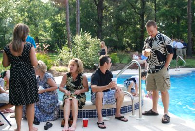 Chillin' by the pool