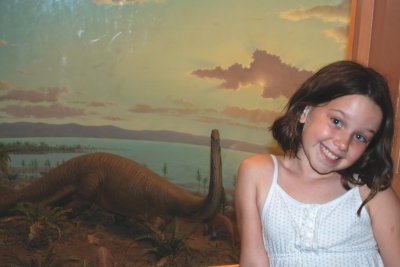 Paige in the Natural History Museum