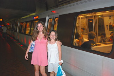 First metro ride into DC