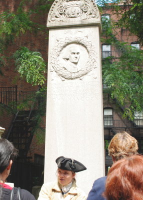 John Hancock's burial monument