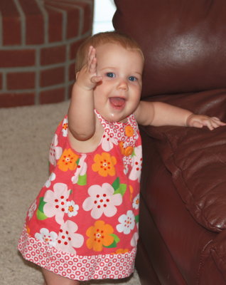 Avery did not go with us, but she did wave goodbye!