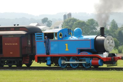 Thomas the Train ran directly behind our bed and breakfast