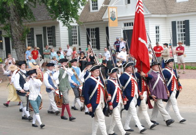 Williamsburg troops