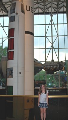 Carlee in the Air and Space Museum