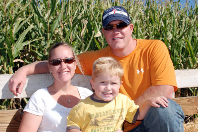 Hay ride at MaryMead's Farm