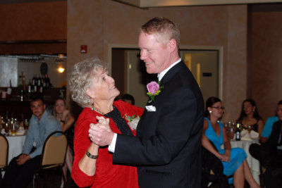 Grandmother-grandson dance