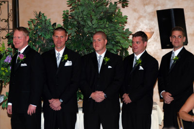 Groom and his groomsmen are ready