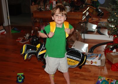 Owen, our future golf pro