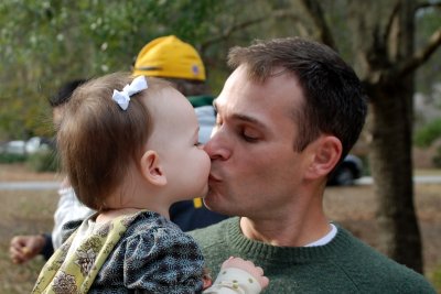 Kissing Daddy