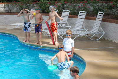 pool time 