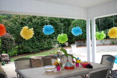 patio before the party