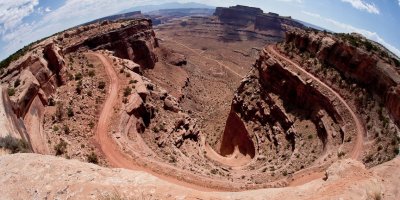 Shafer Canyon fisheye