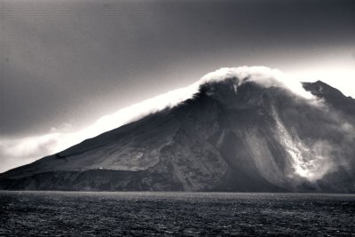 Nuages sur le Stromboli