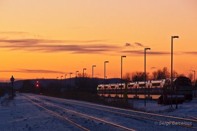 Le dernier train du jour