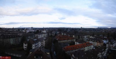 BERN - PANORAMA FROM AMBASSADOR HOTEL