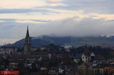 THE VIEW TO BERN CATHEDRAL