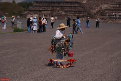 Teotihuacan - ruins of legendary city of Aztecs